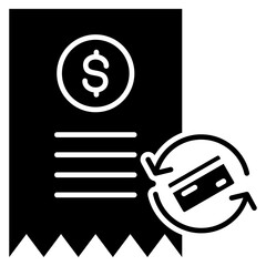 Fees  Glyph Icon