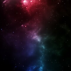 Ethereal Cosmos Nebula Galaxy Starscape Exploration Scenery Unveiling Celestial Beauty and Dark Space Mystery