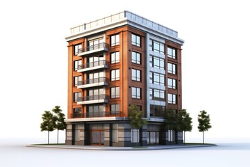 Building urban residential architecture.