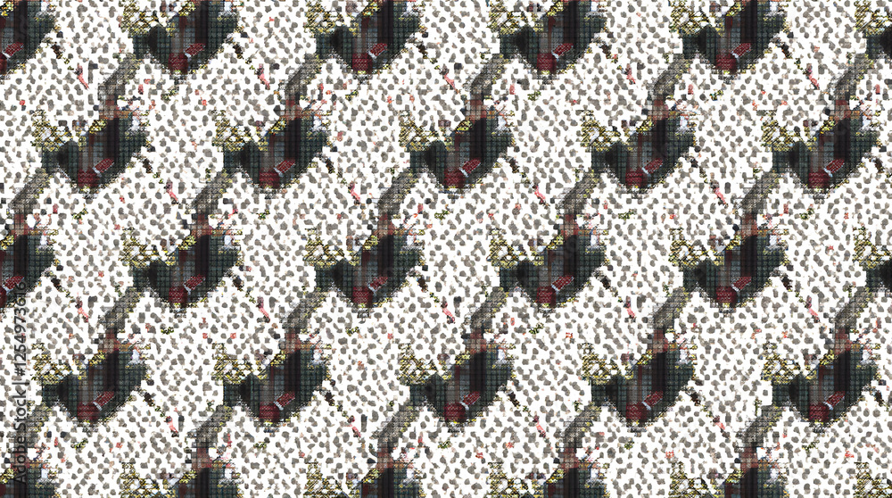 Poster textured fabric pattern with repeating anchor motifs: nautical style background for crafts, fashion,