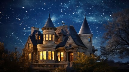 turret house roof sky