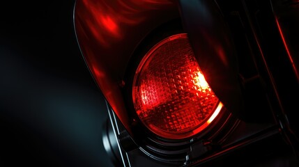 glow red light abstract