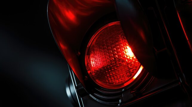 glow red light abstract