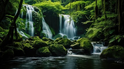 Fototapeta premium lush green growing