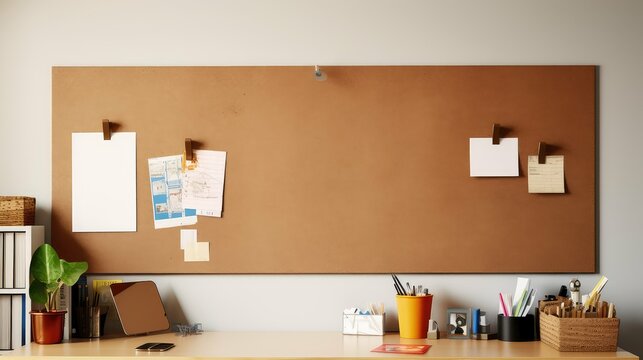 organization blank office wall