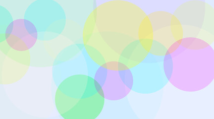 A Vibrant and Colorful Abstract Background Featuring Playful Bubbles in Vivid Colors