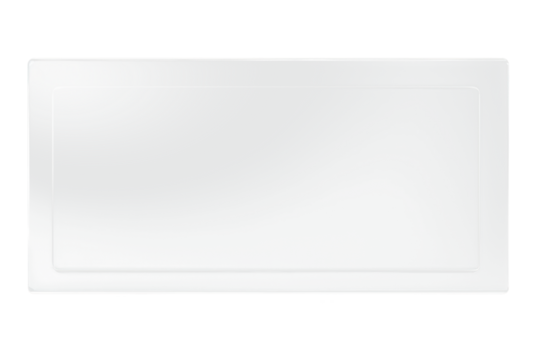 reflective glass or acrylic plate isolated on white or transparent png - Powered by Adobe