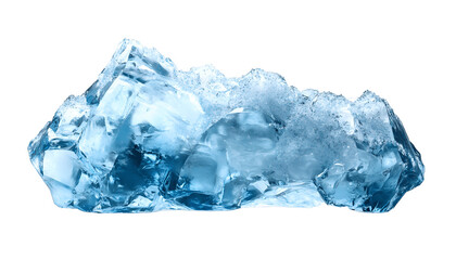 Obraz premium Chunk Of Glacier Iceberg Isolated