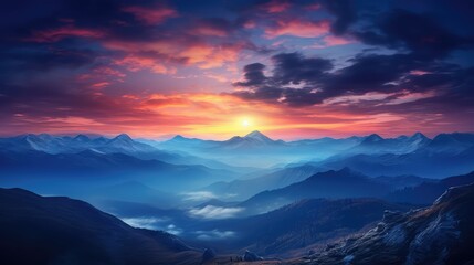 Obraz premium nature idea blue