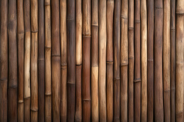 Fototapeta premium Dark Brown Bamboo Texture Background Image