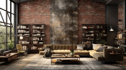 chic modern interior wall
