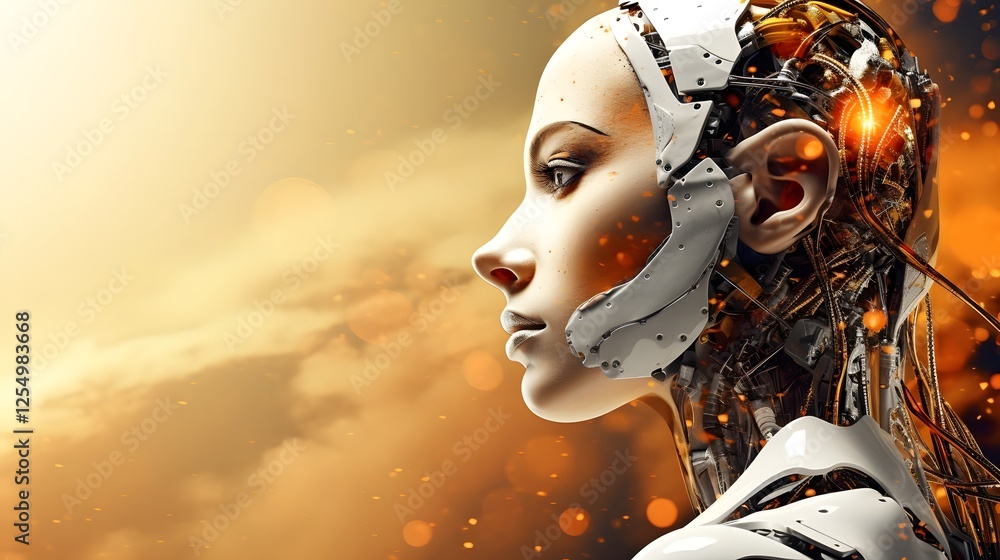 Poster a sophisticated ai powered fintech chatbot that provides secure and intelligent assistance with frau