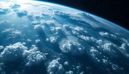 Cinematic shot of planet earth globe clouds and space background 8K resolution