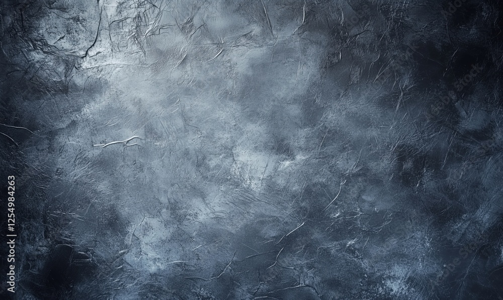 Poster textured dark blue-gray abstract background with subtle patterns and depth