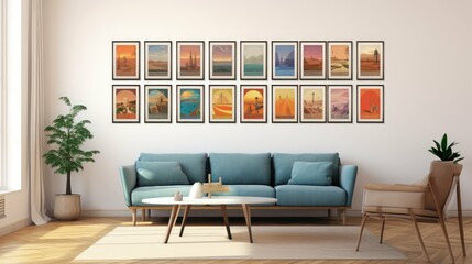 wanderlust wall poster
