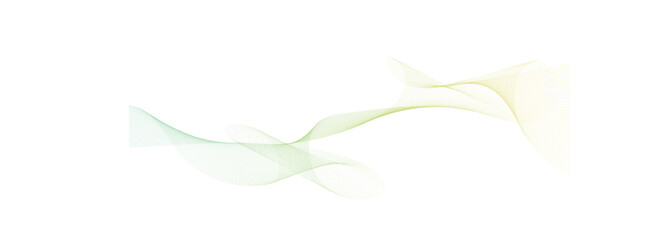 Naklejka premium Abstract wave element for design. Digital frequency track equalizer. Stylized line art background. Vector illustration. Wave with lines created using blend tool. Curved wavy line, smooth stripe. 