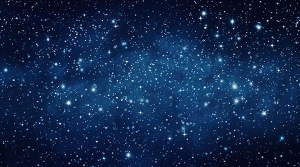 Fototapeta premium ethereal blue background with white stars