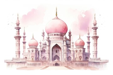 Obraz premium Architecture building mosque dome.