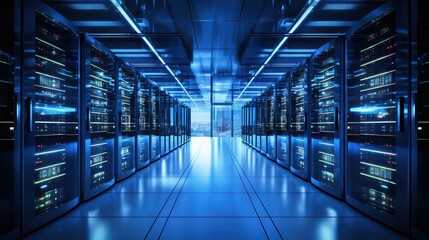 Fototapeta premium encryption secure data center
