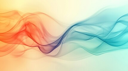 Abstract Smoke and Fog Texture with Flowing, Ethereal Shapes