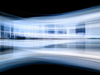 Abstract Cityscape Illustration, Dynamic Urban Design