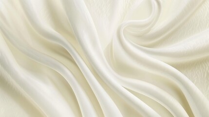 Obraz premium Elegant white silk fabric texture