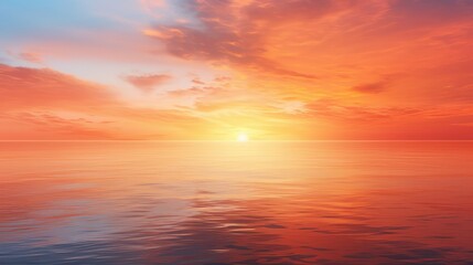 Fototapeta premium tranquility red orange yellow gradient