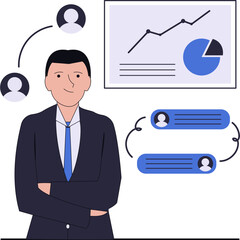 People Business Concept Illustration