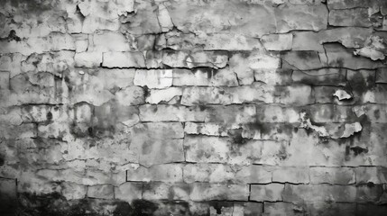 Obraz premium texture brick wall black and white