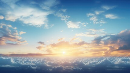 landscape blue header