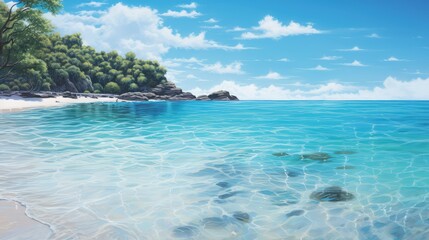 Naklejka premium clear crystal water