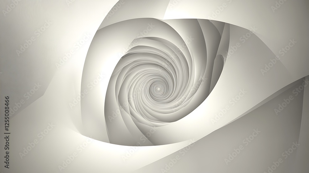 Aufkleber abstract swirling grey vortex background design