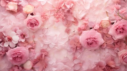 blossoms floral background pink