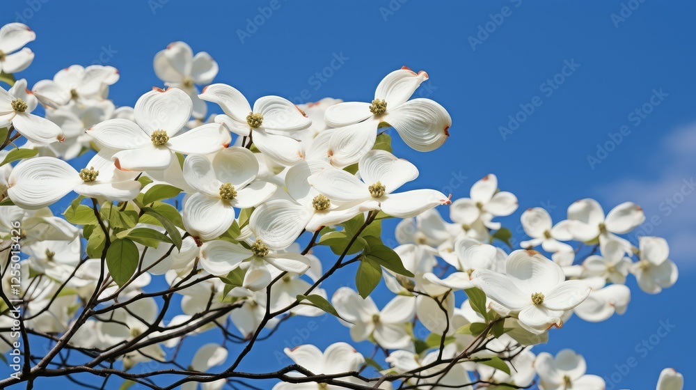 Poster flowers dogwood tree