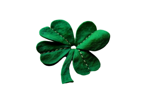 Lucky four-leaf clover green shamrock leaves,St. Patrick's Day