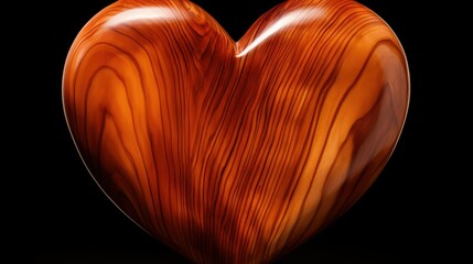 wood heart texture