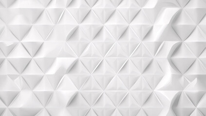 Obraz premium Abstract white geometric background with diamond pattern and texture