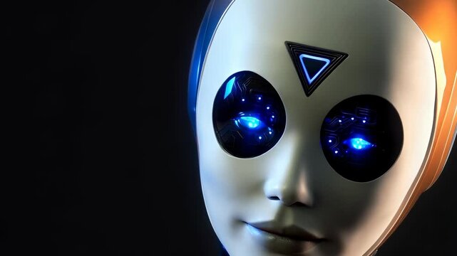 Alien Face Display