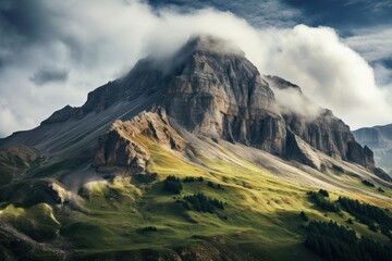 Monte Perdido landscape nature panoramic.