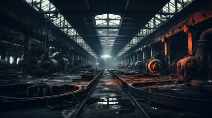 Obraz premium abandoned old metal
