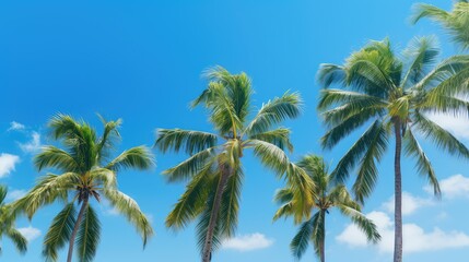 Fototapeta premium tropical acai palm tree
