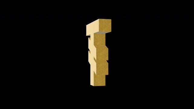 Mongolian Tugrik currency symbol, golden money sign. Presentations on Business, Financial, and Marketing Concepts. 3D rendering.