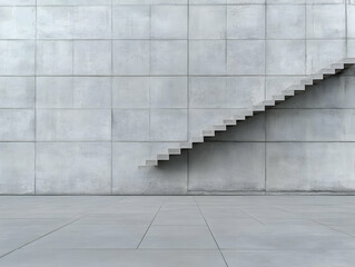 Obraz premium Abstract Concrete Staircase Background Image