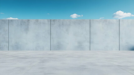 Modern Concrete Wall Background 3D Render