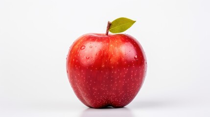 shiny fruit isolated on white