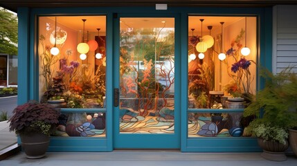 personality store glass door