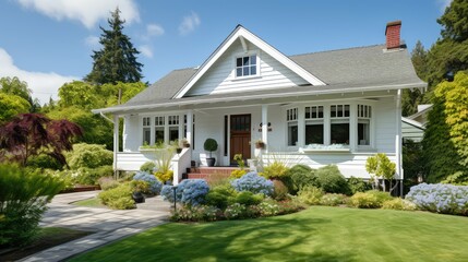 paint freshly painted house