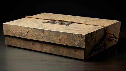 weathered kraft box texture
