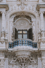 detail of the facade
