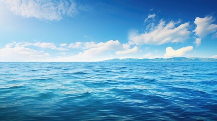 Obraz premium horizon blue sky ocean